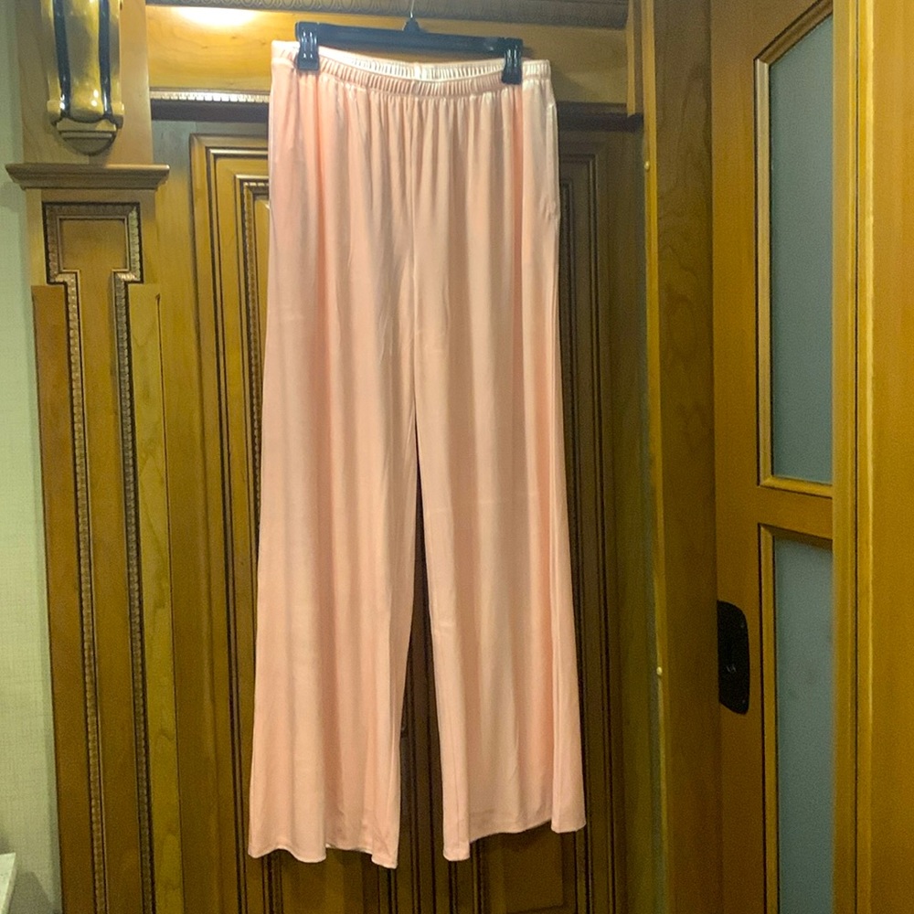 NWOT Nordstrom Velour Pajamas in Pink Smoke Size Large - Picture 7 of 11